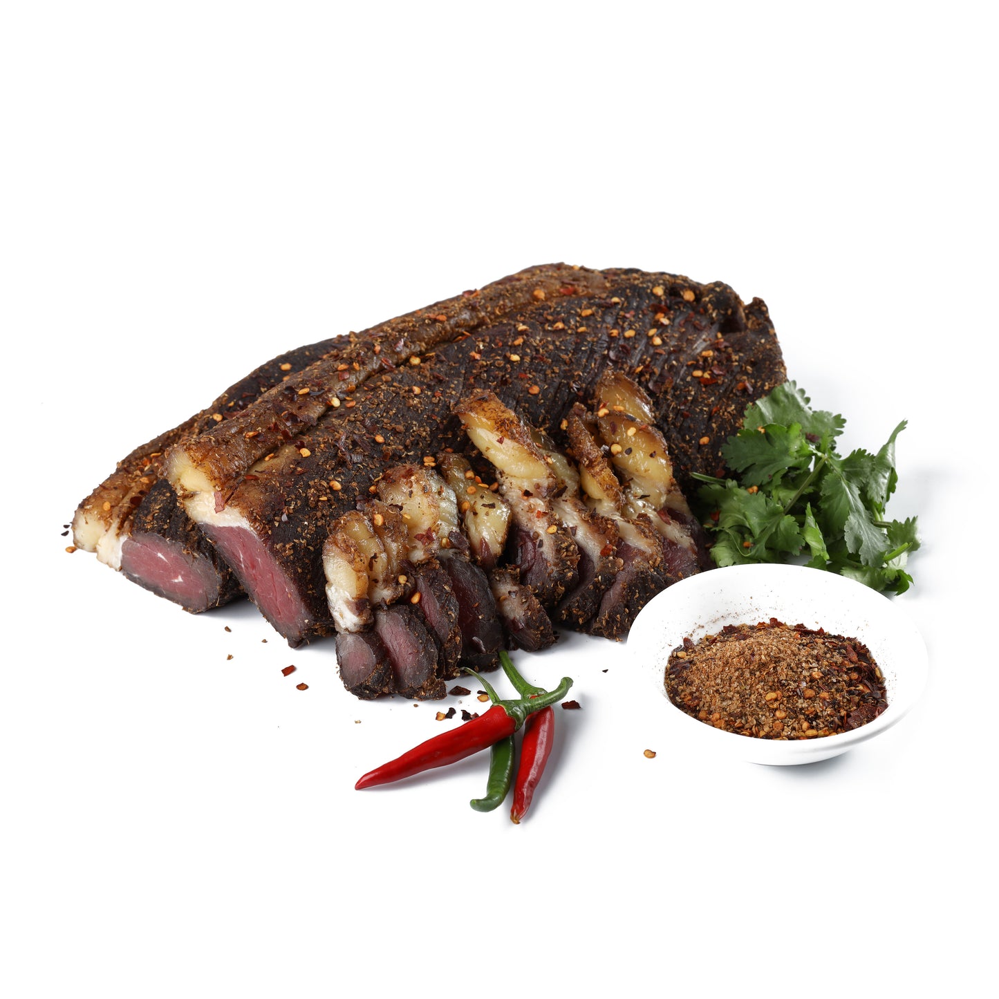 Beef Biltong With Fat - Chilli Sliced/Whole